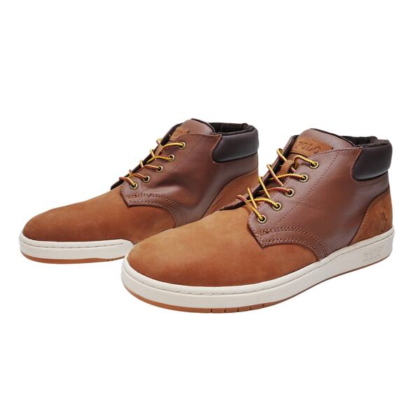 NEW POLO RALPH LAUREN SHRUNKEN NUBUCK CANVAS BOOT SHOES BROWN MENS SIZE - 11 - Picture 7 of 7